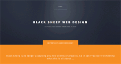 Desktop Screenshot of blacksheepwebdesign.com