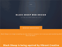Tablet Screenshot of blacksheepwebdesign.com